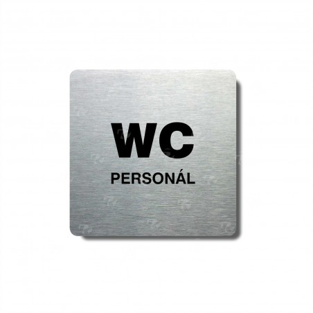 Piktogram (80x80mm) "WC personál"