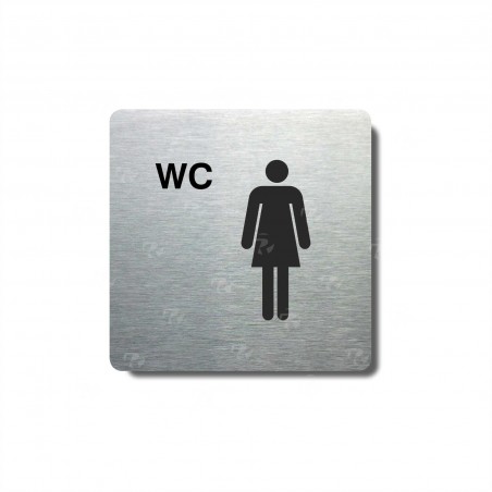 Piktogram (80x80mm) "WC ženy"