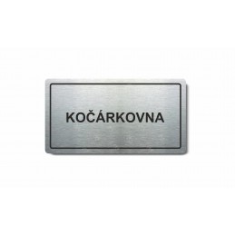 Piktogram stříbrný Kočárkovna