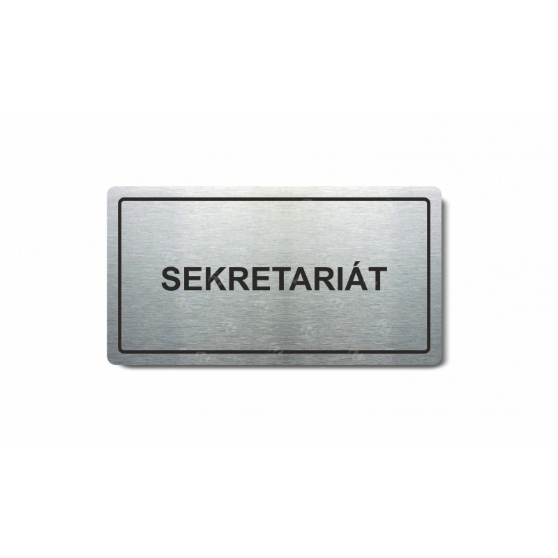 Piktogram stříbrný Sekretariát