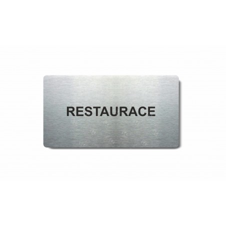 Piktogram (80x150mm) "Restaurace"
