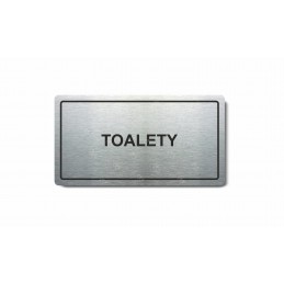 Piktogram (80x150mm) "Toalety"