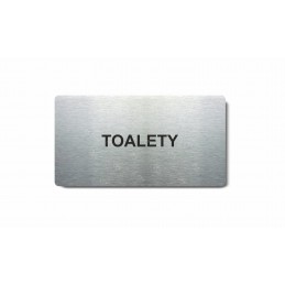 Piktogram (80x150mm) "Toalety"