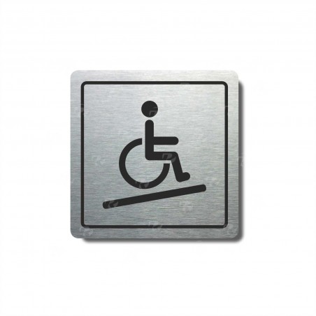 Piktogram (80x80mm) "Invalidé nájezd"