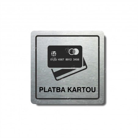 Piktogram (80x80mm) "Platba kartou"
