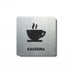 Piktogram (80x80mm) "Kavárna"