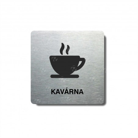 Piktogram (80x80mm) "Kavárna"